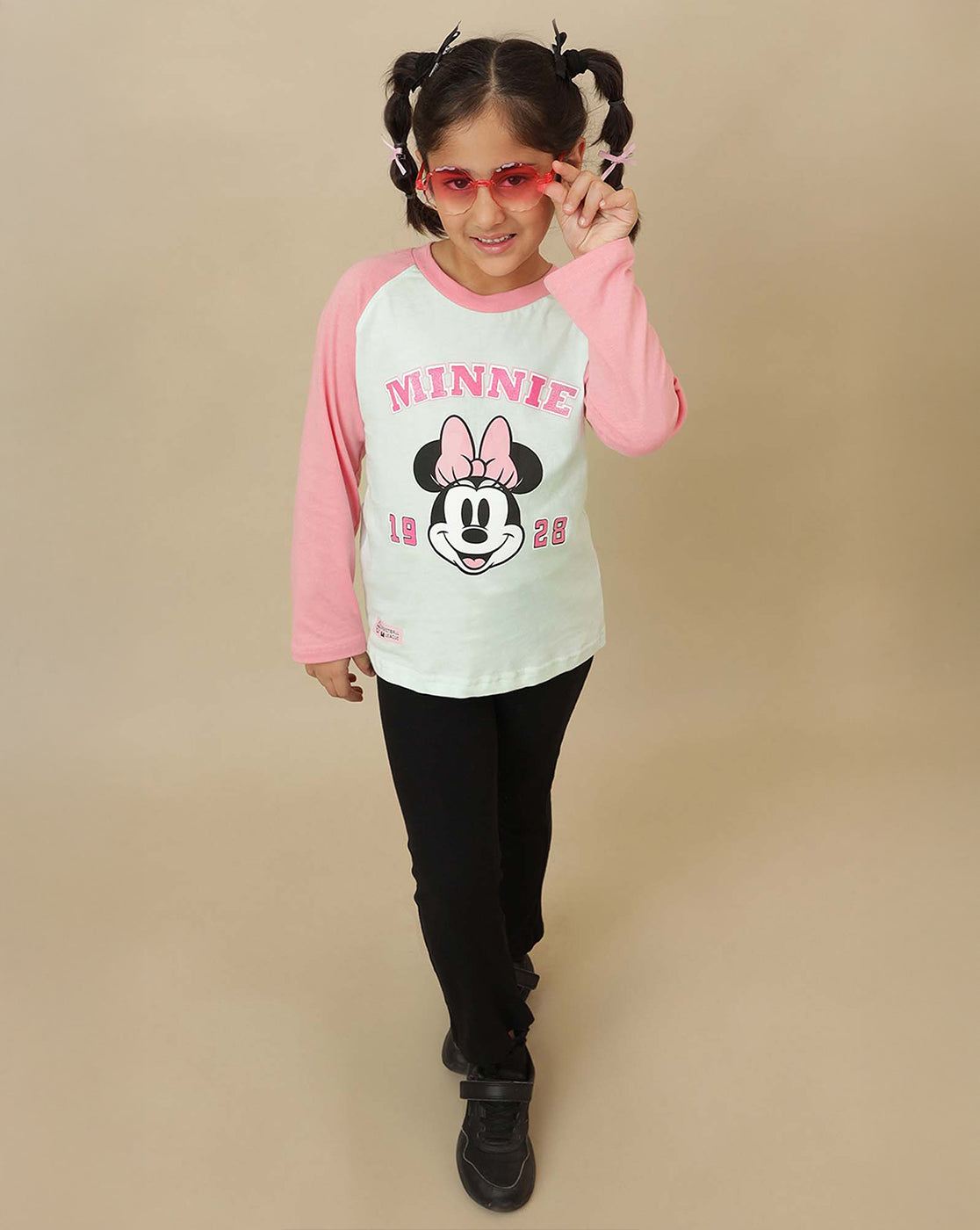 Mickey & Friends Printed Regular Fit Tshirt For Girls