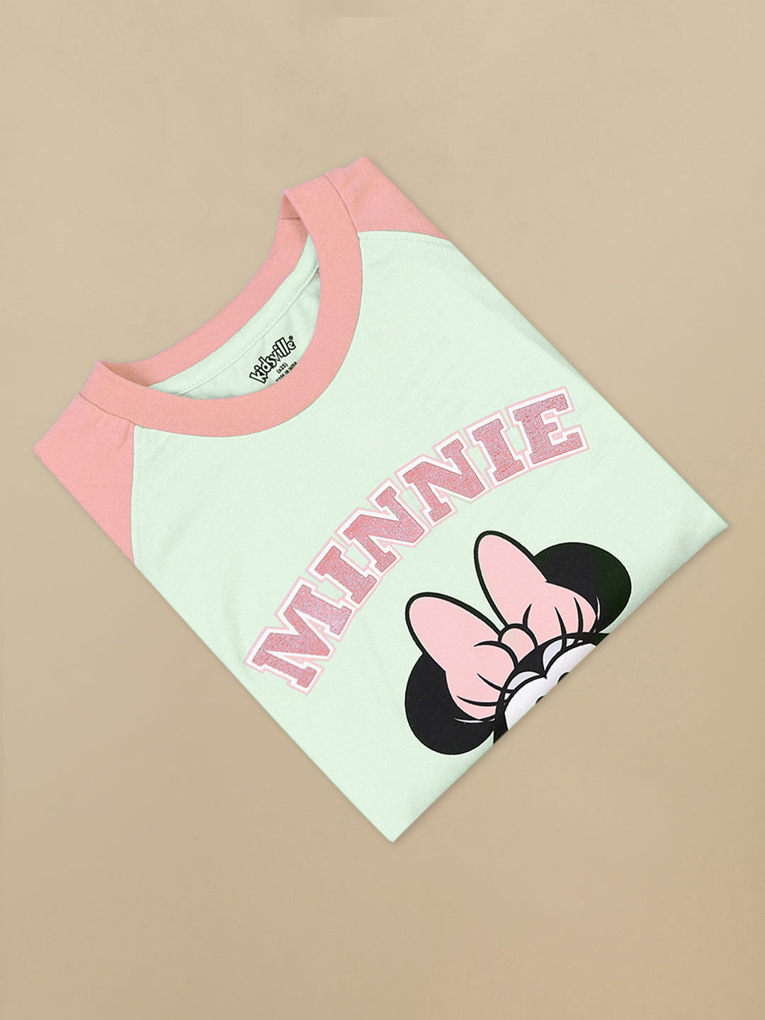 Mickey & Friends Printed Regular Fit Tshirt For Girls