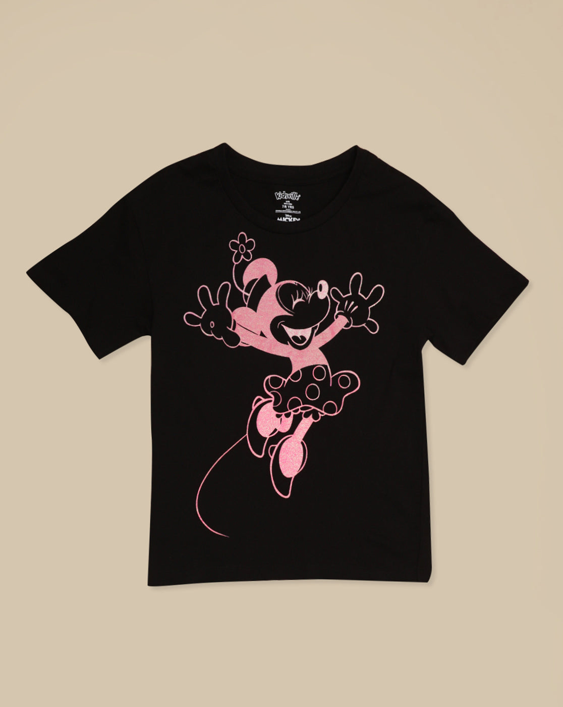 Mickey & Friends Printed Oversized Tshirt For Girls