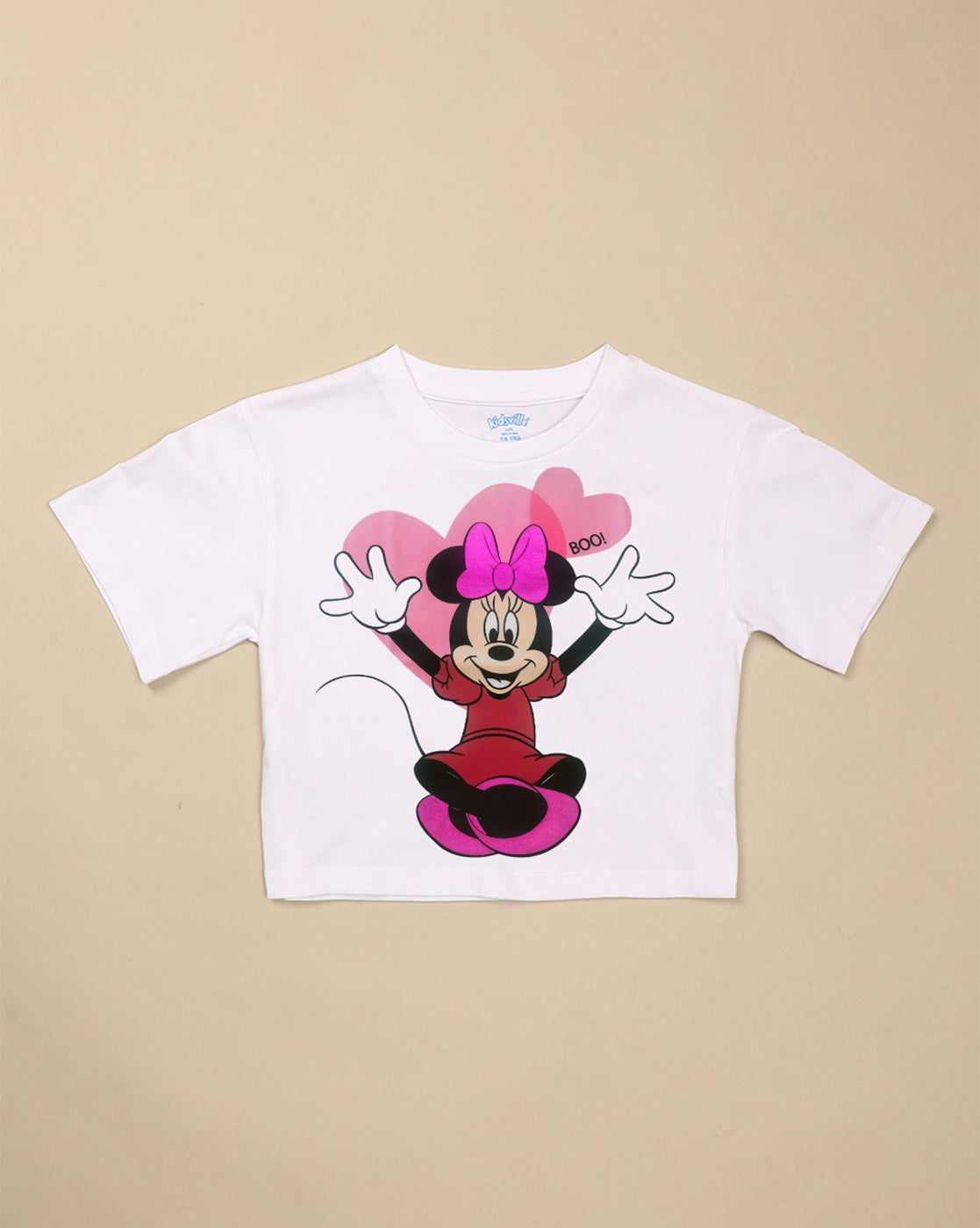 Mickey & Friends Printed Boxy Fit Tshirt For Girls
