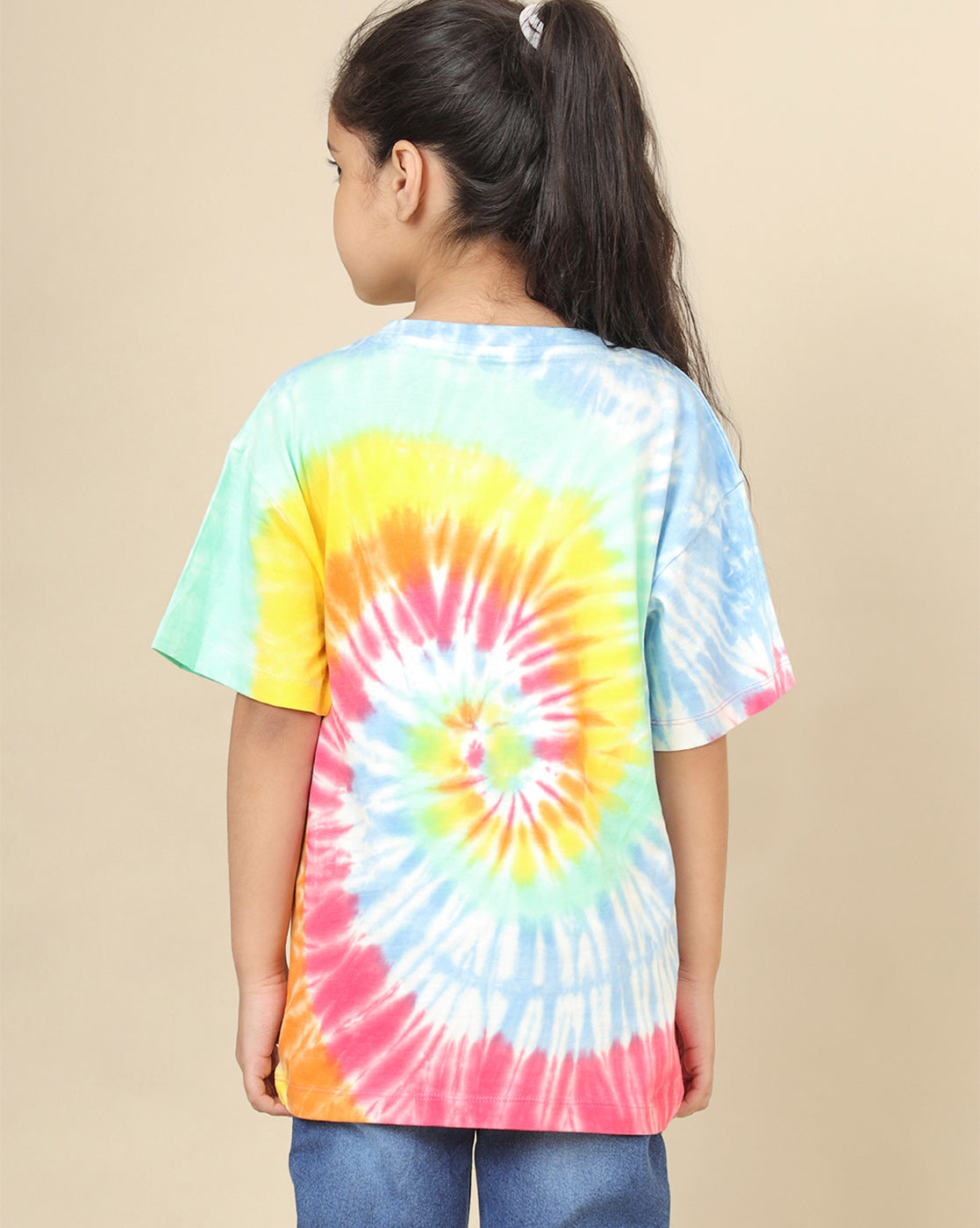 Mickey & Friends Printed Oversized Tshirt For Girls