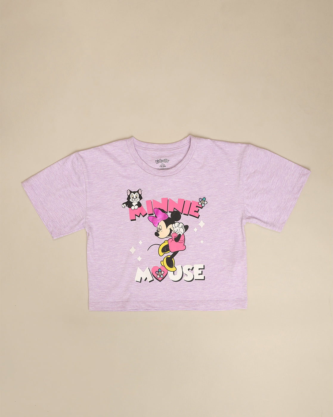 Mickey & Friends Printed Boxy Fit Tshirt For Girls