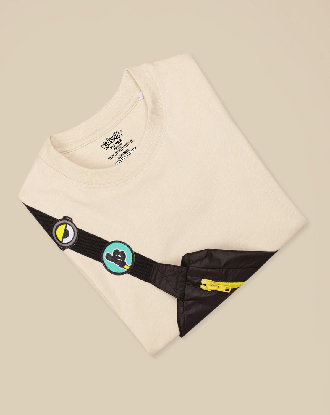 Minions Printed Regular Fit Tshirt with Pocket For Boys