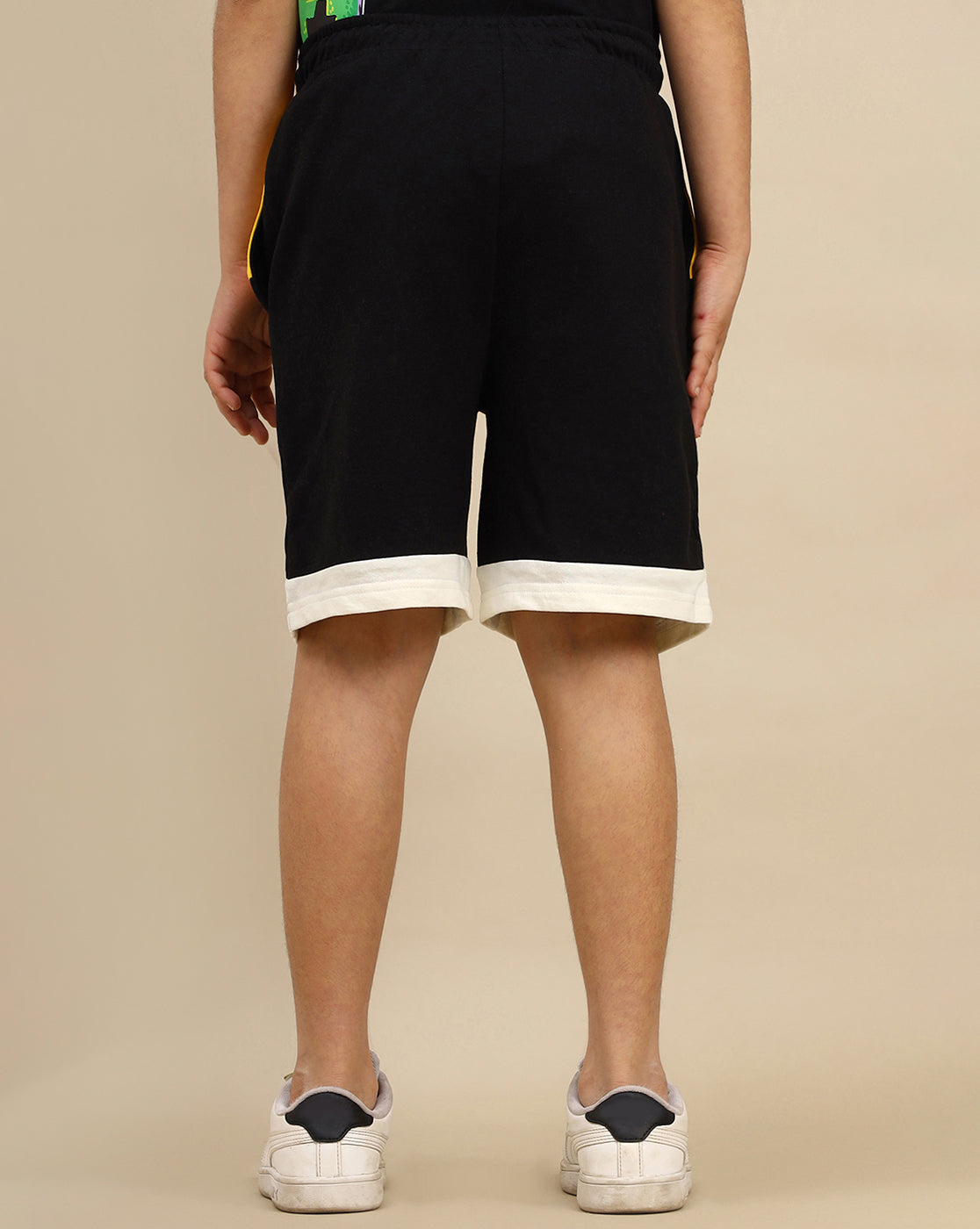 Minions Printed Regular Fit Shorts For Boys