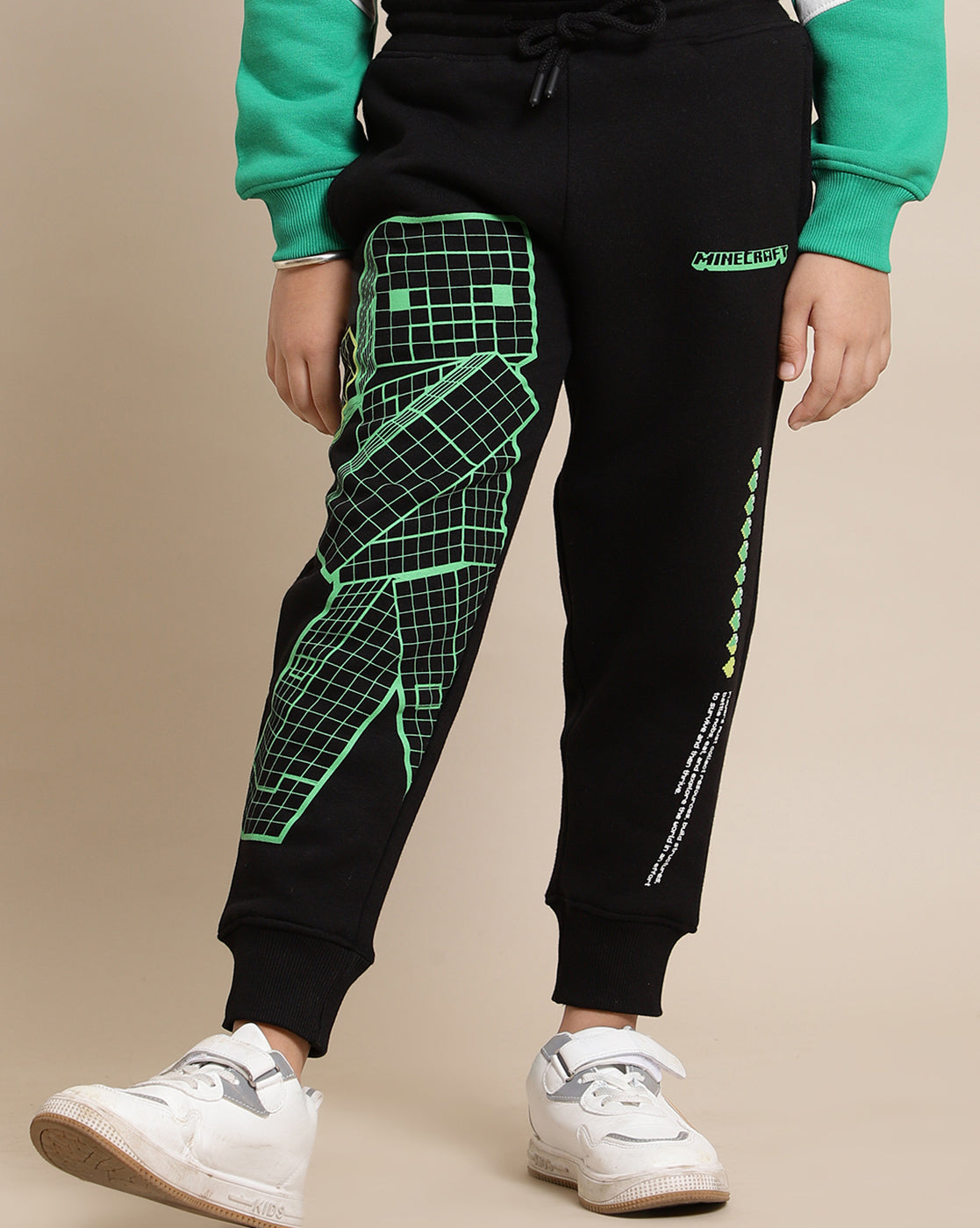 Minecraft Printed Regular Fit Jogger For Boys