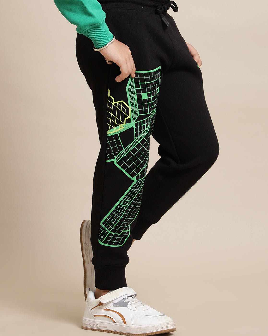 Minecraft Printed Regular Fit Jogger For Boys