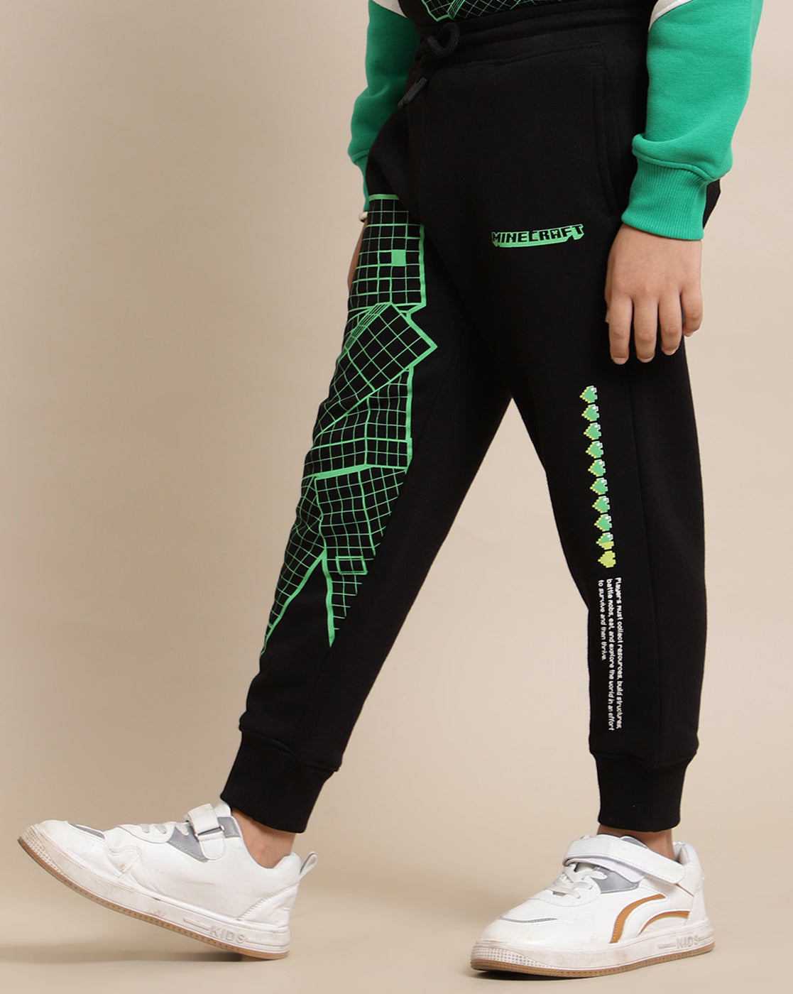 Minecraft Printed Regular Fit Jogger For Boys