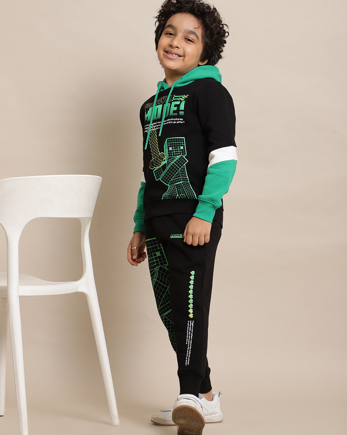 Minecraft Printed Regular Fit Jogger For Boys