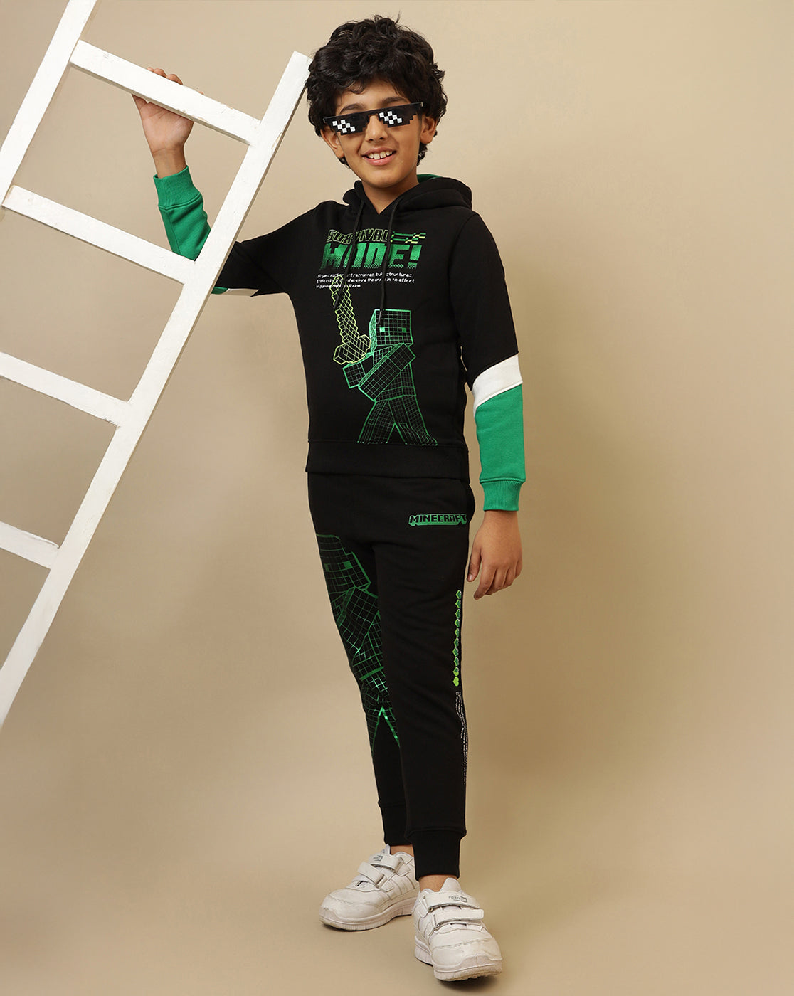 Minecraft Printed Regular Fit Jogger For Boys