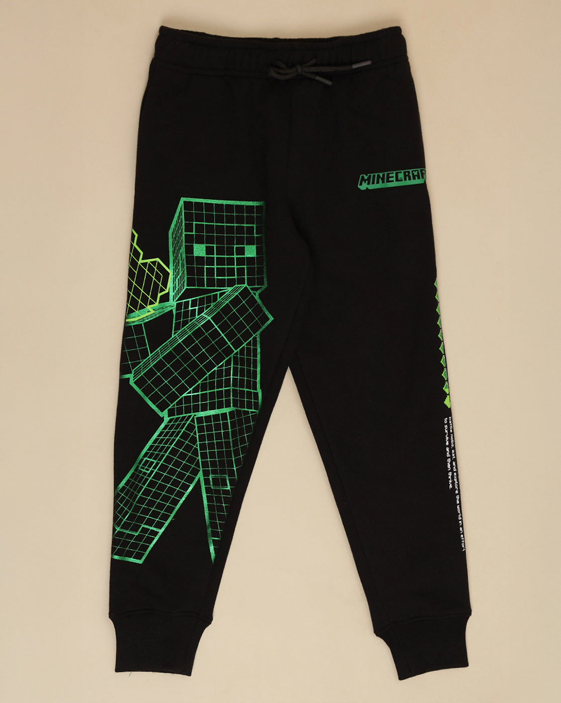 Minecraft Printed Regular Fit Jogger For Boys