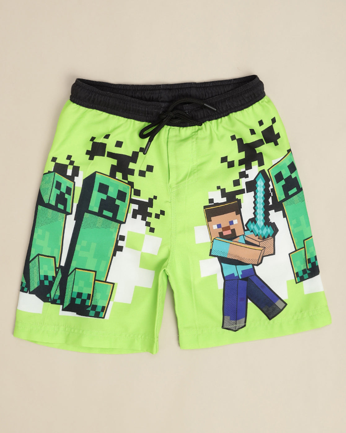 Minecraft Printed Swim board Shorts For Boys