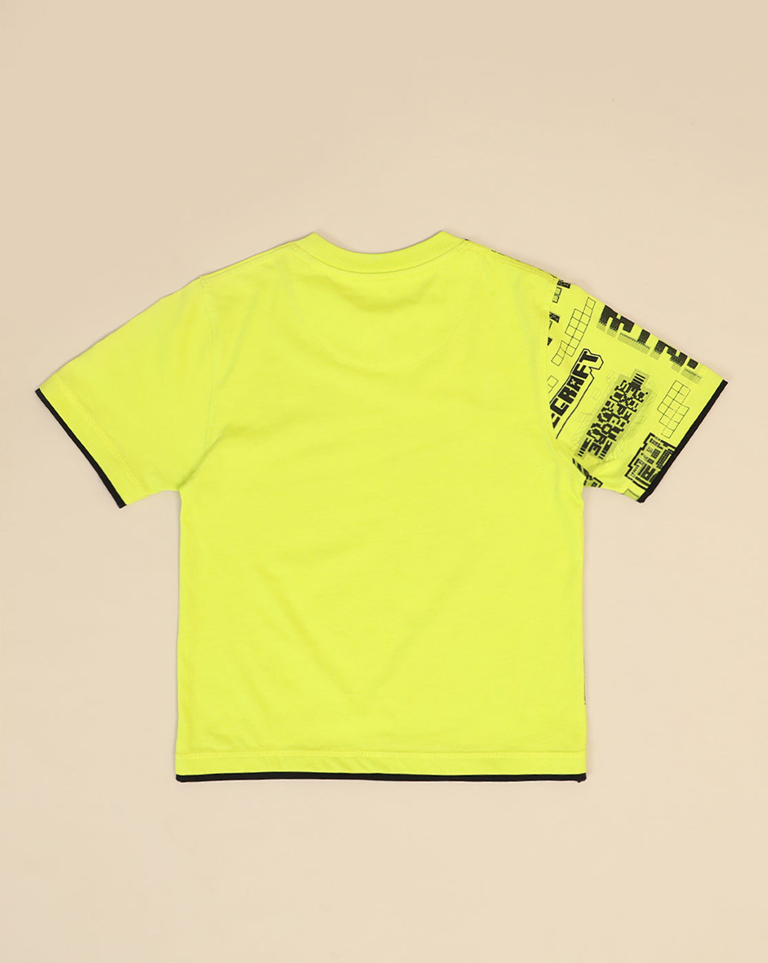 Minecraft Printed Regular Fit Tshirt For Boys