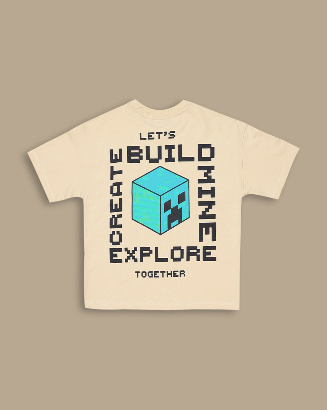 Minecraft Printed Tshirt For Boys