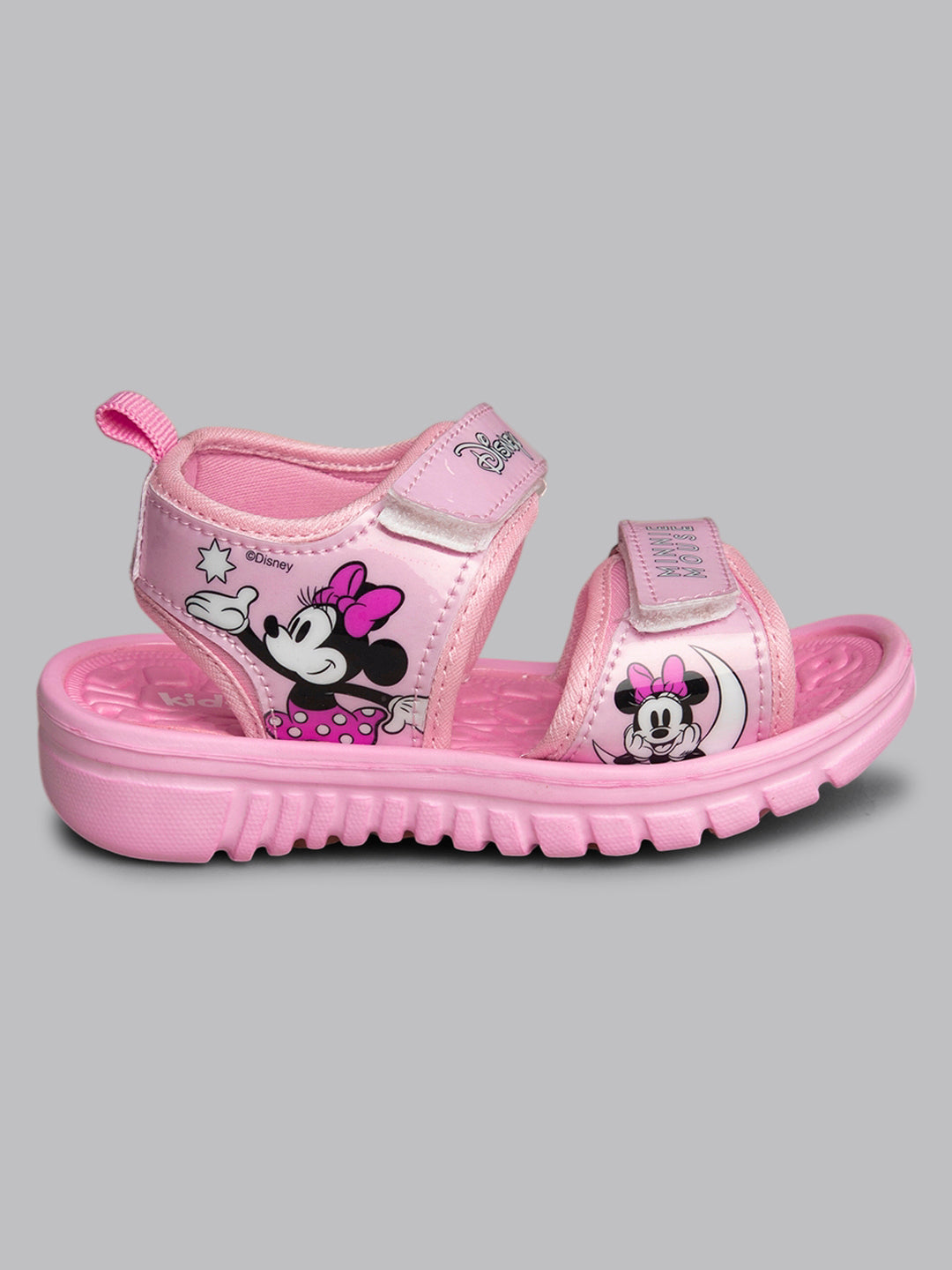 Kids Girls Minnie Printed Pink Sandals