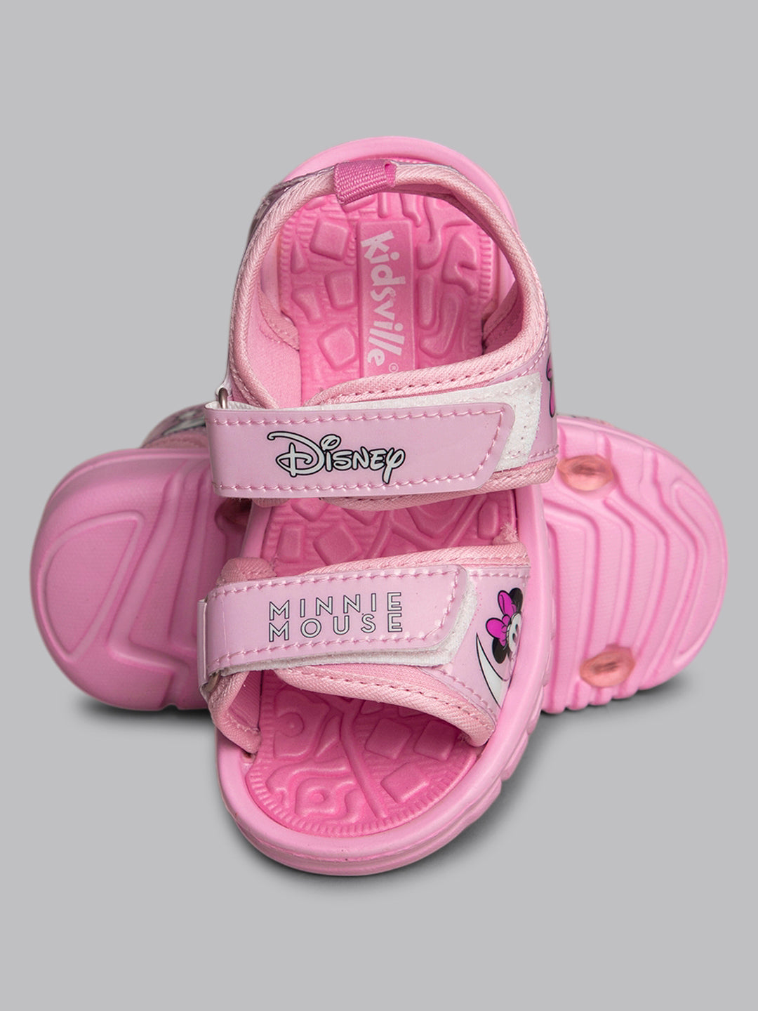 Kids Girls Minnie Printed Pink Sandals