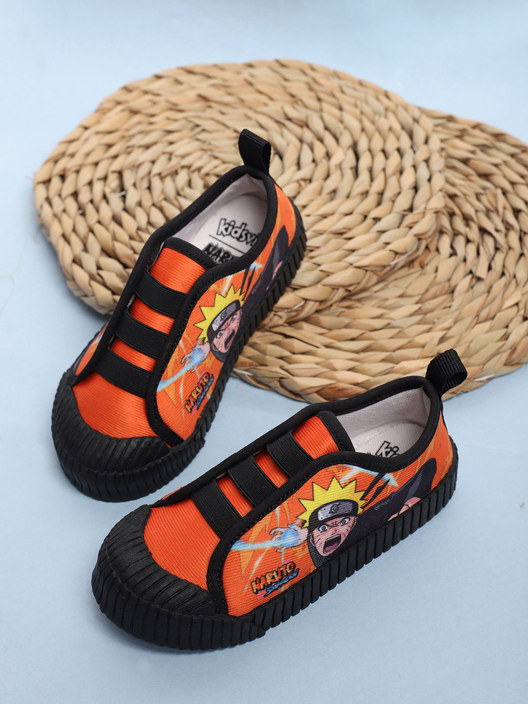 Naruto Printed Canvas Shoes For Kids Boys
