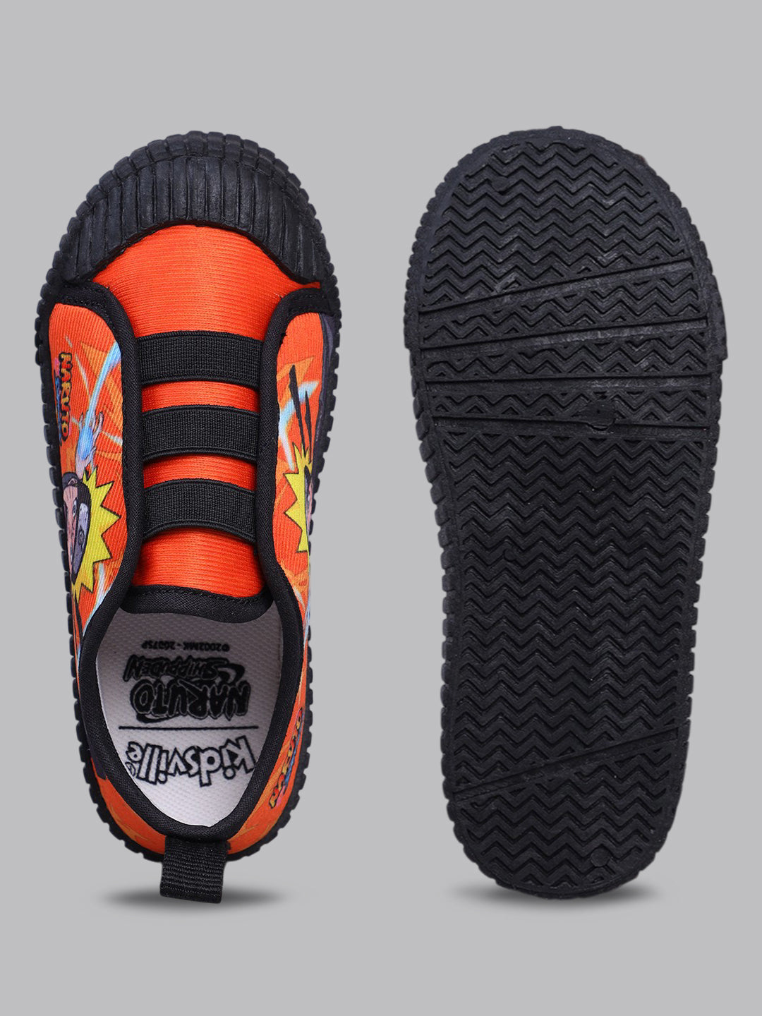 Naruto Printed Canvas Shoes For Kids Boys