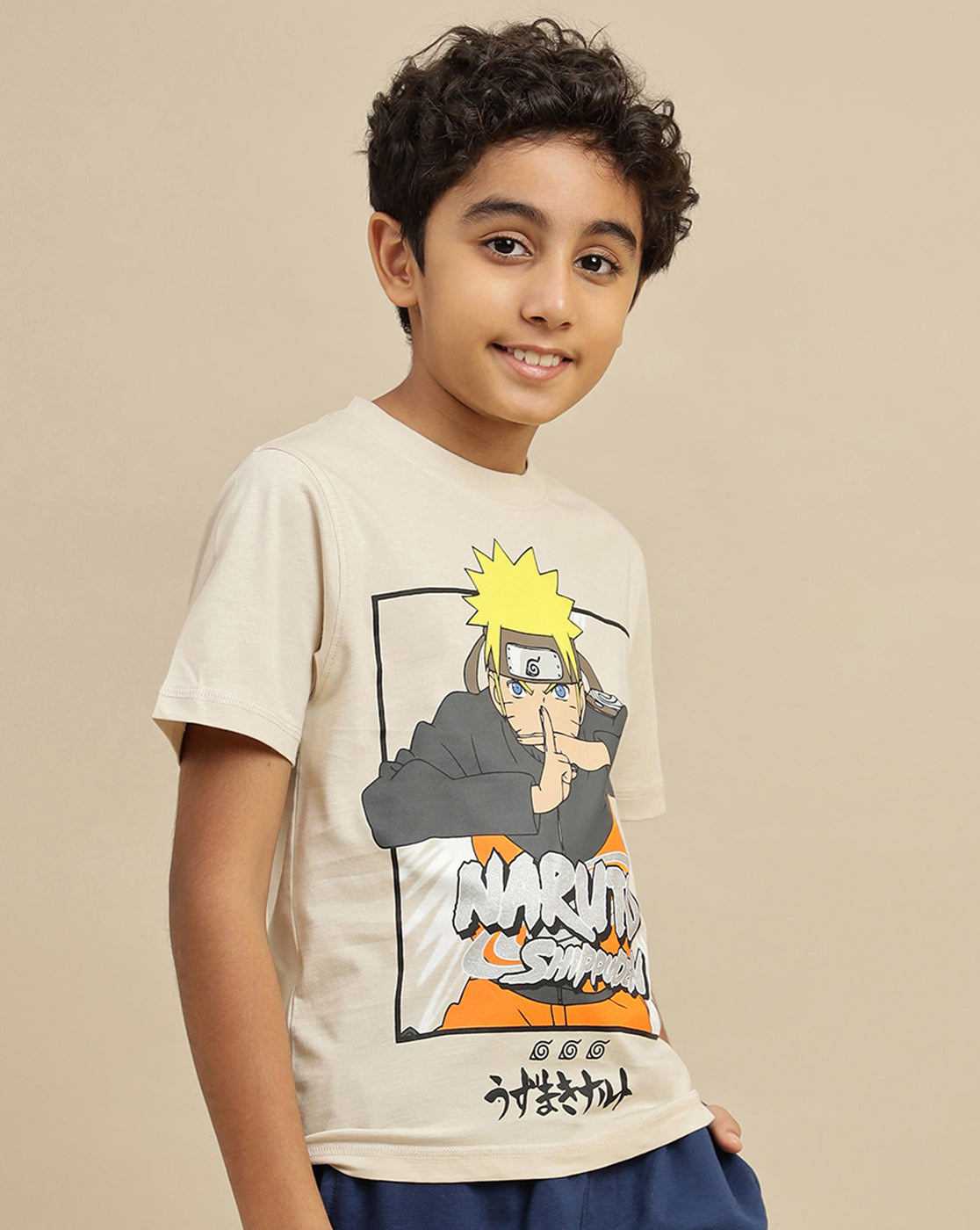 Naruto Printed Regular Fit Tshirt For Boys