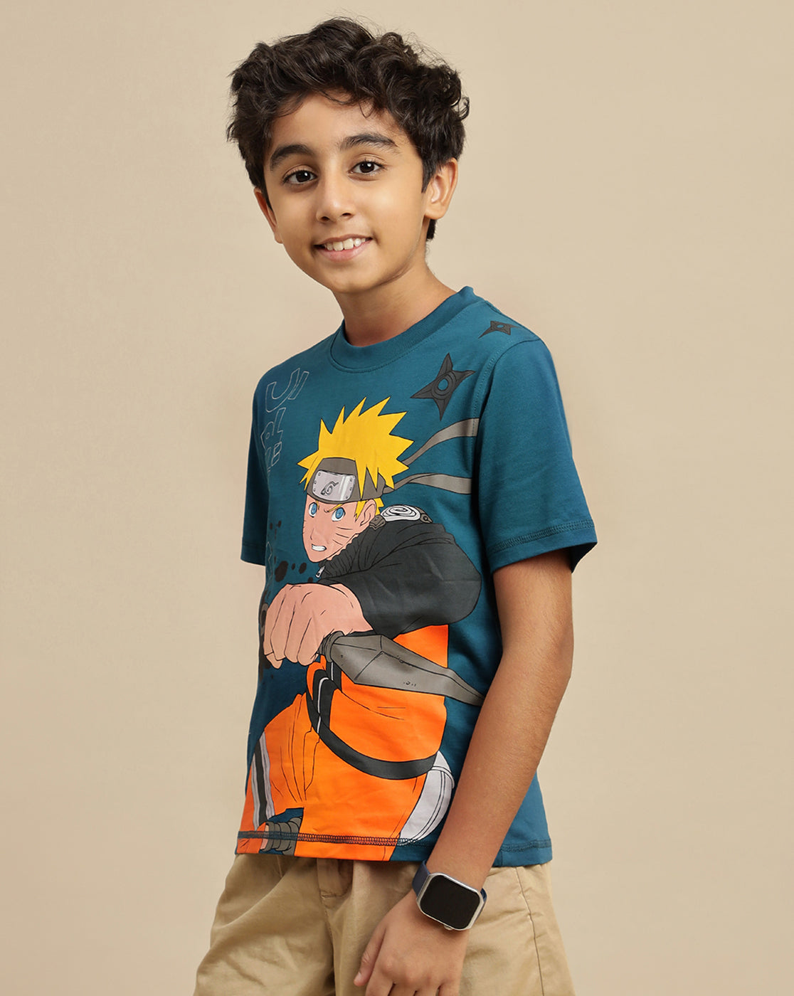 Naruto Printed Regular Fit Tshirt For Boys