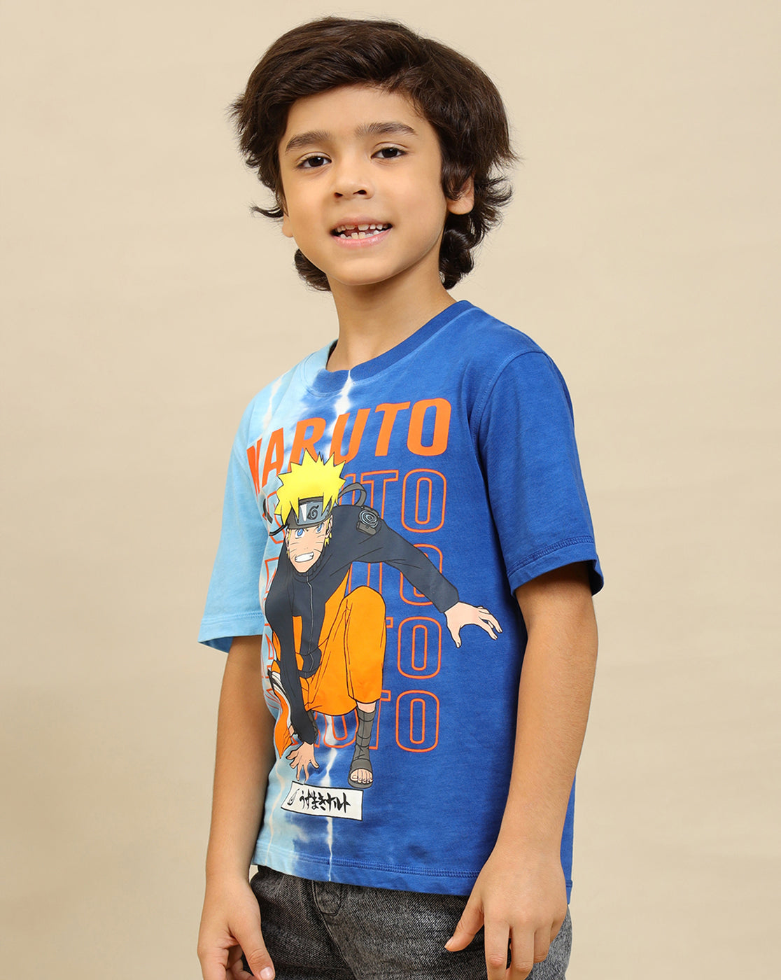 Naruto Printed Regular Fit Tshirt For Boys