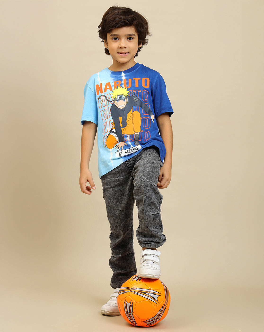 Naruto Printed Regular Fit Tshirt For Boys
