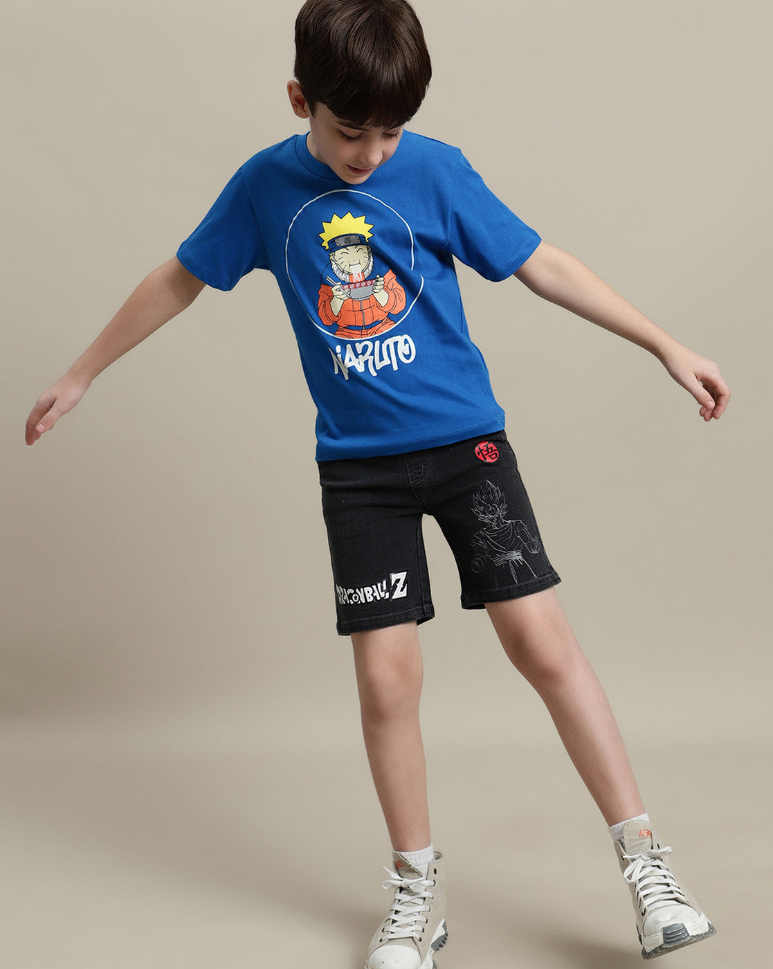 Naruto Regular Fit Tshirt For Boys