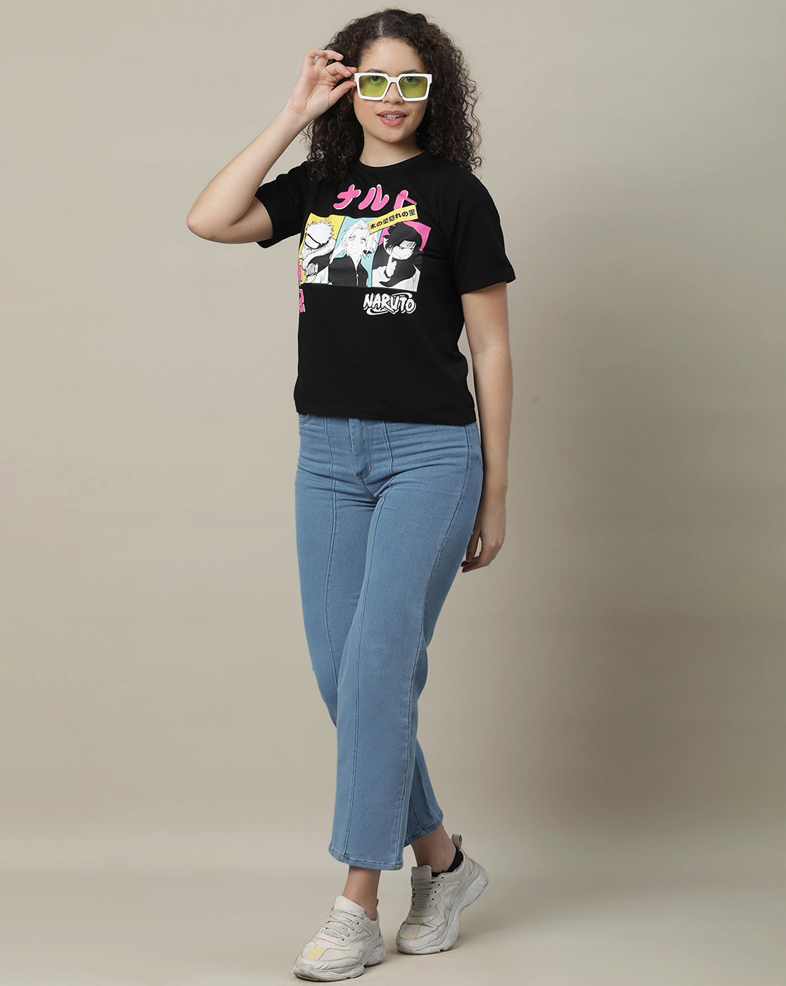 Girls Naruto Pure Cotton Relaxed Fit Tshirt
