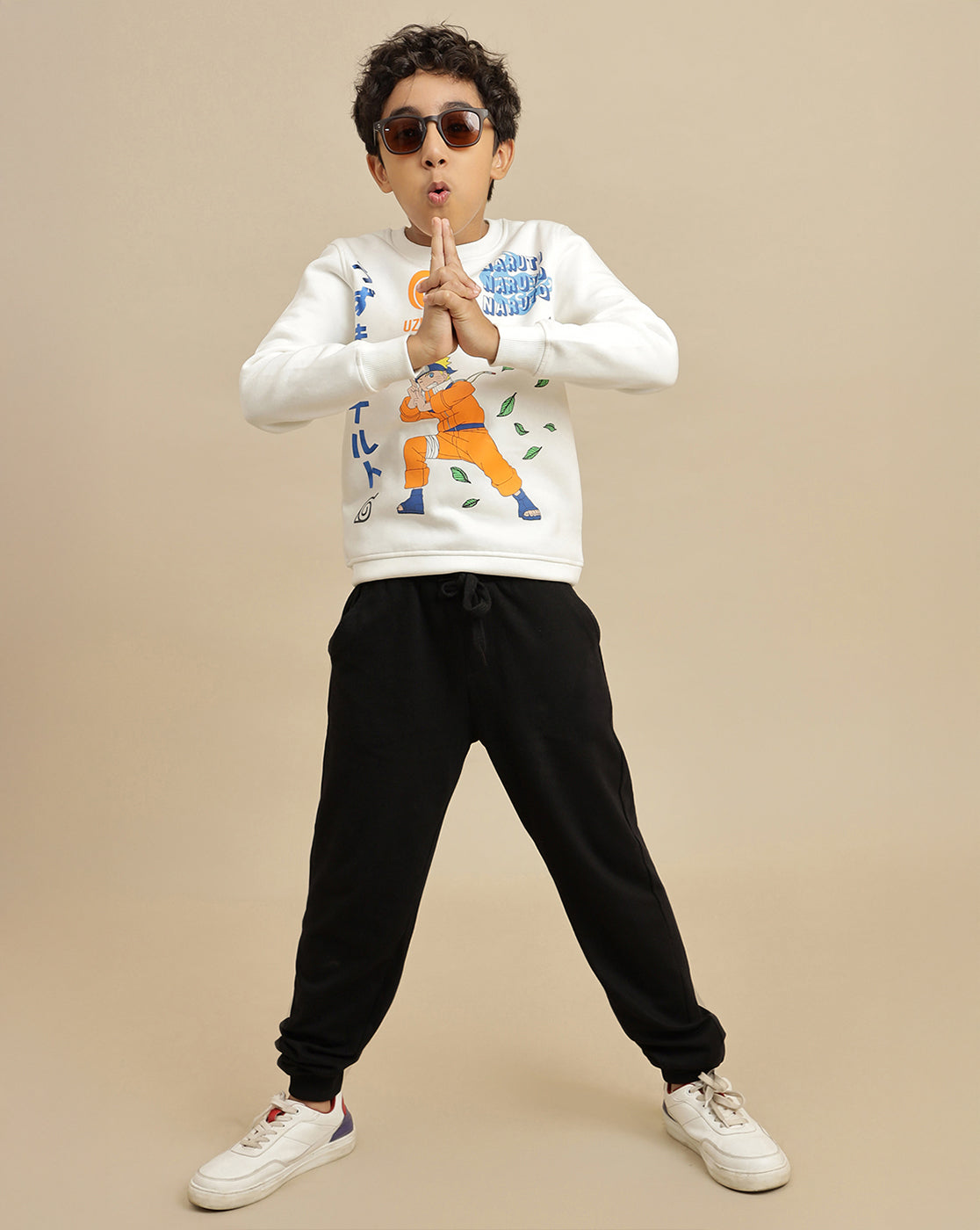 Naruto Printed Regular Fit Sweatshirt For Boys