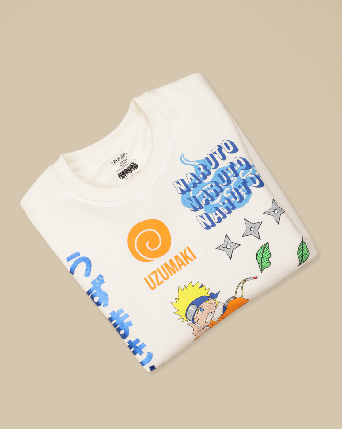 Naruto Printed Regular Fit Sweatshirt For Boys