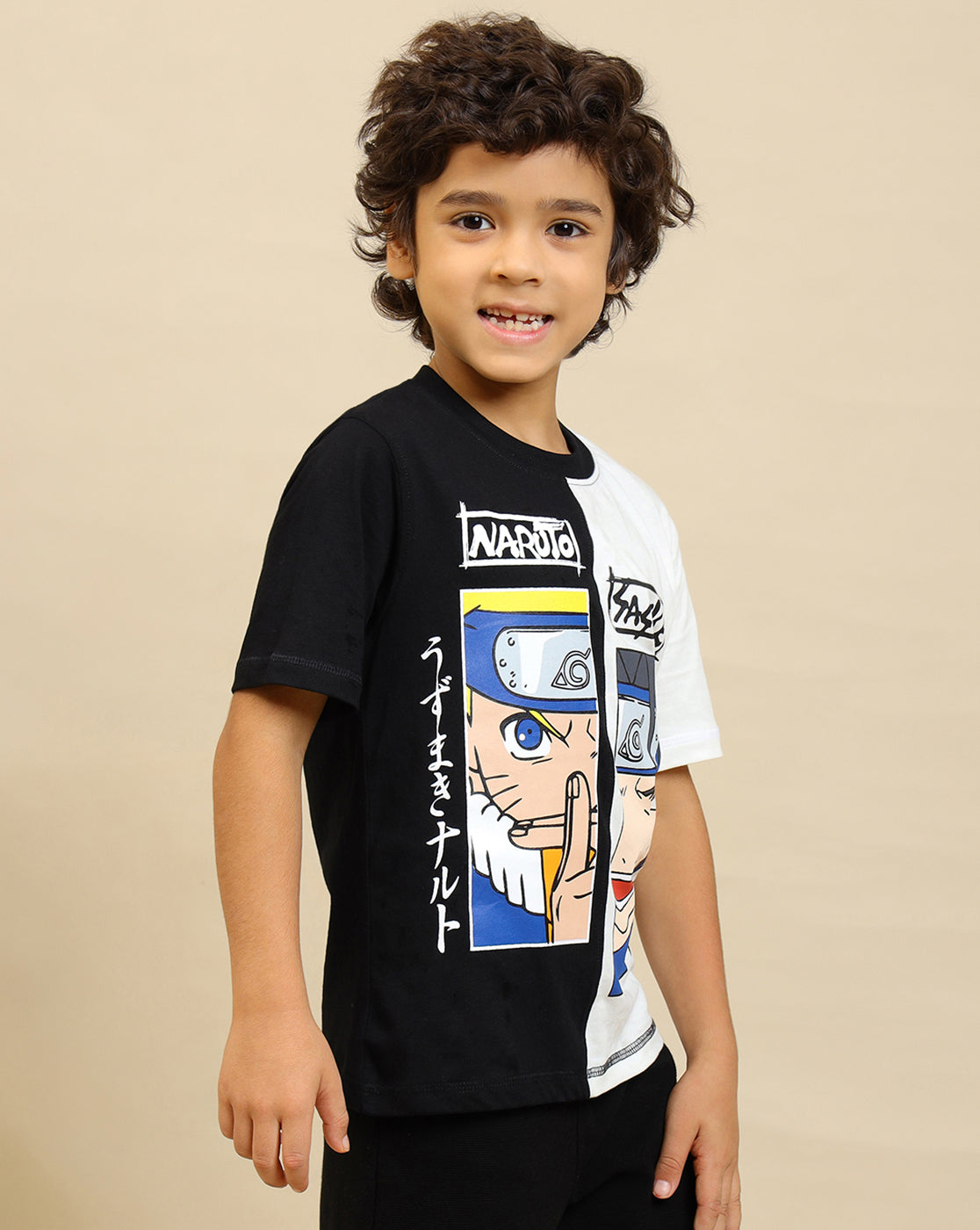 Naruto Printed Regular Fit Tshirt For Boys