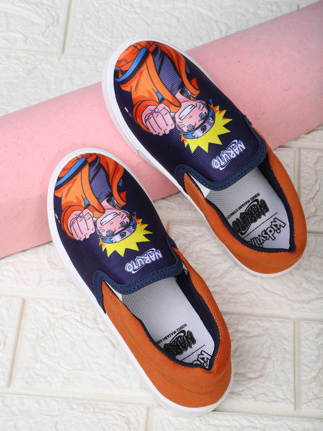 Kids Boys Naruto Printed Blue Canvas