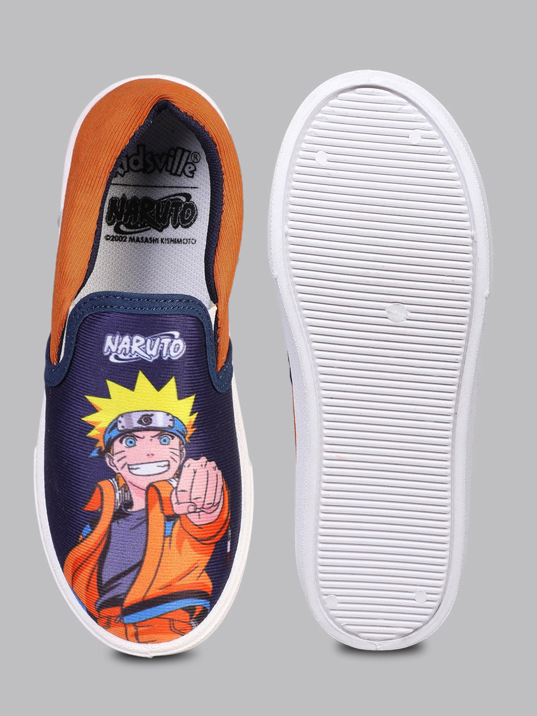 Kids Boys Naruto Printed Blue Canvas