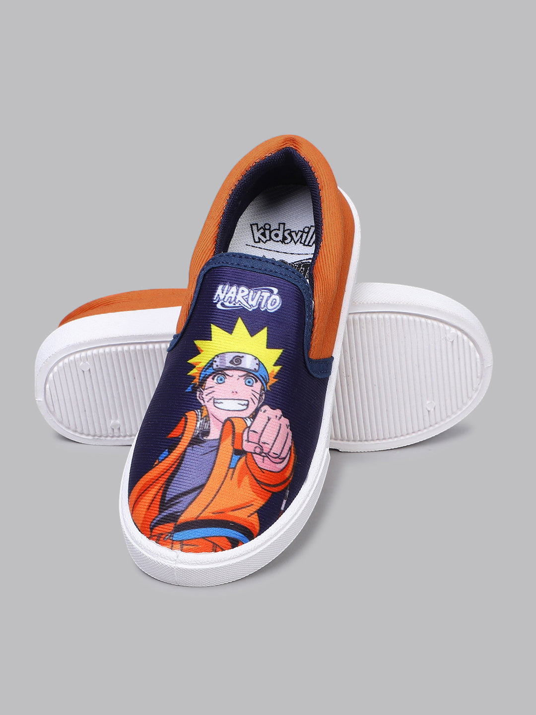 Kids Boys Naruto Printed Blue Canvas