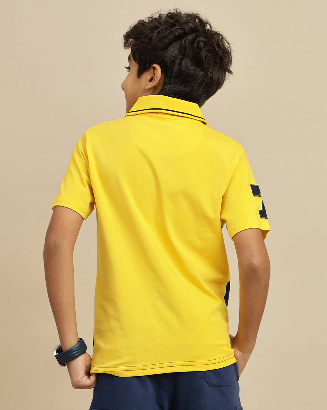 Naruto Printed Regular Fit Polo-T-Shirt For Boys