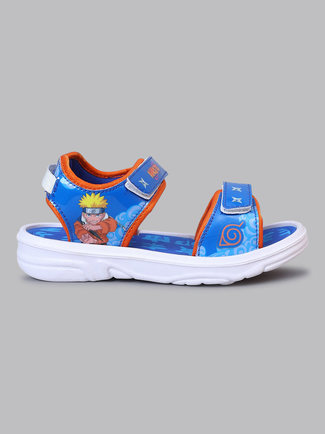 Kids Boys Naruto Printed Blue Sandals