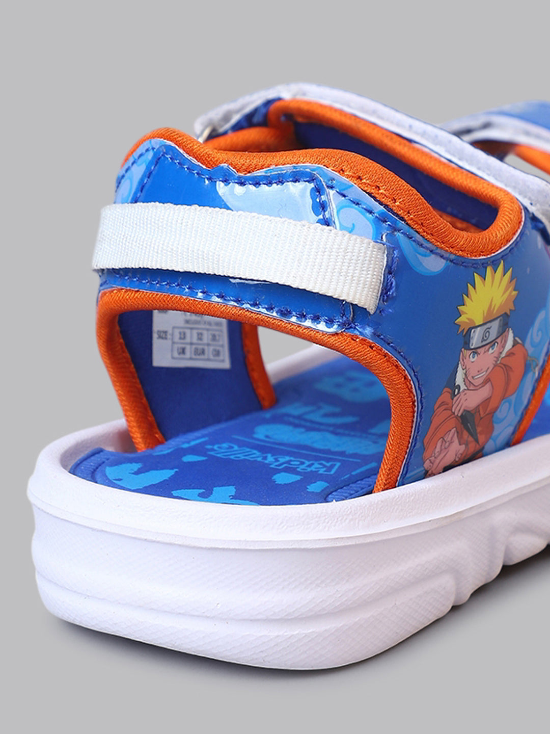 Kids Boys Naruto Printed Blue Sandals