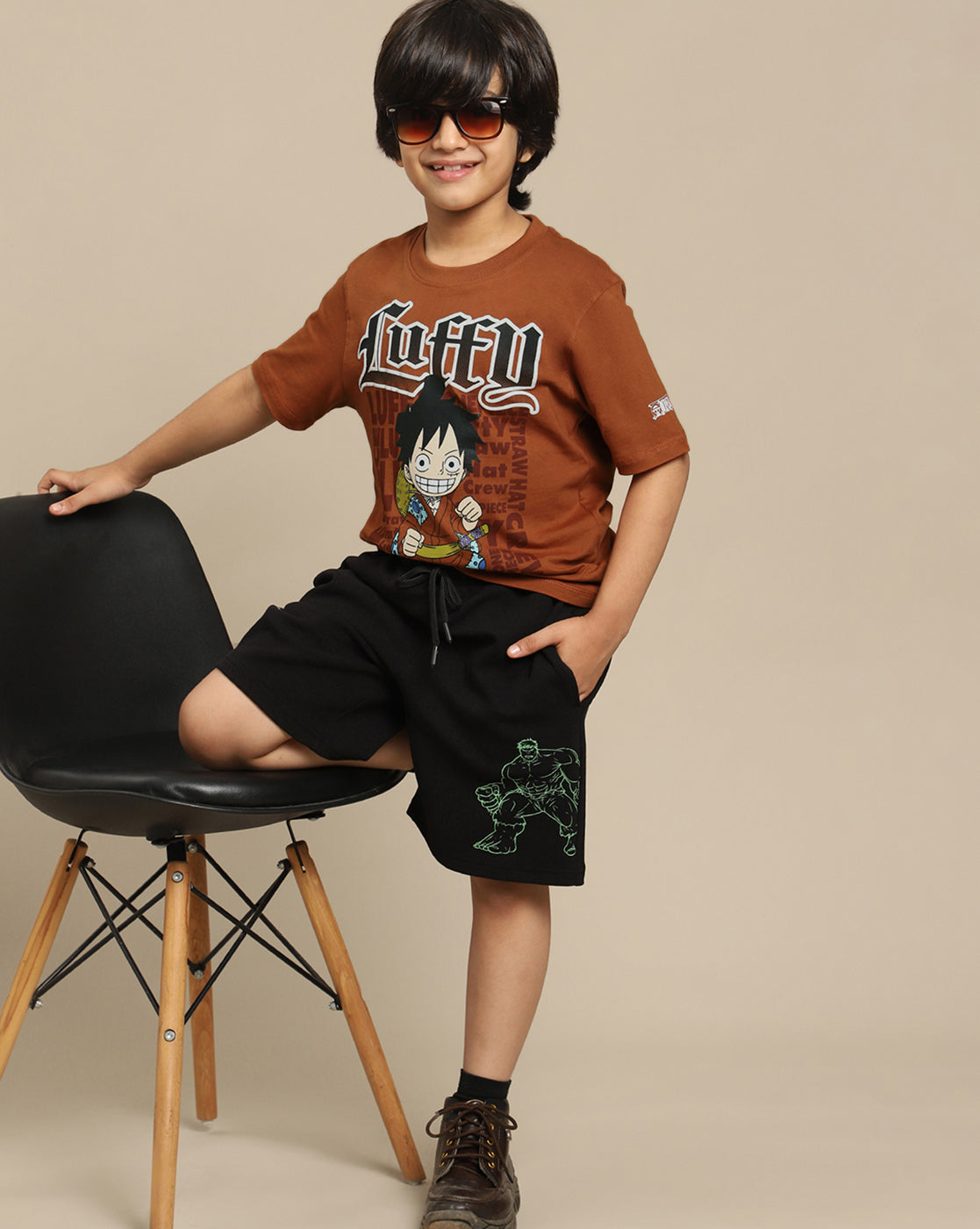 One Piece Printed Regular Fit Tshirt For Boys