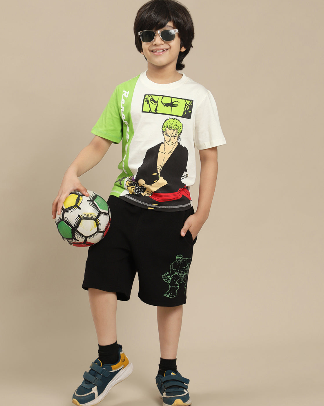 One Piece Printed Regular Fit Tshirt For Boys