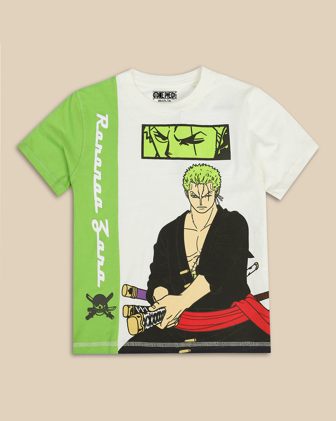 One Piece Printed Regular Fit Tshirt For Boys