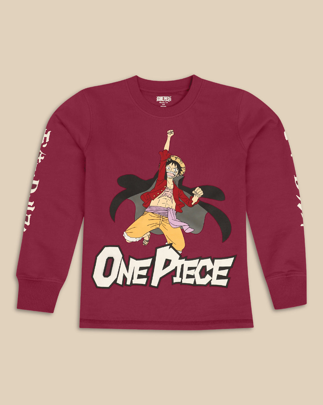 One Piece Printed Regular Fit Tshirt For Boys