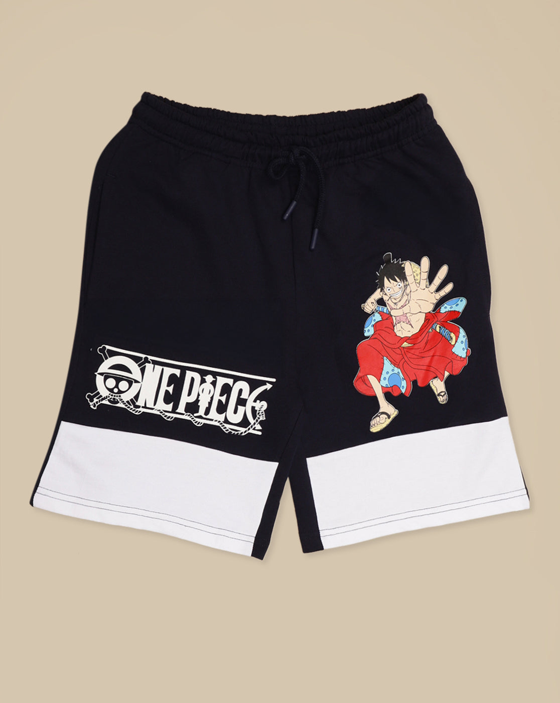 One Piece Printed Regular Fit Shorts For Boys