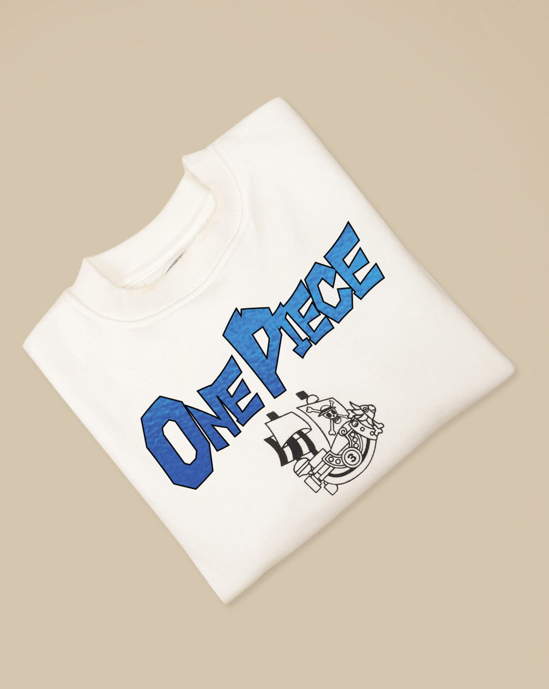 One Piece Printed Oversized Sweatshirt For Boys