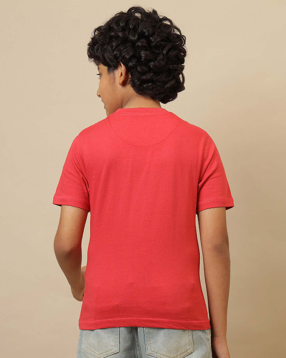 One Piece Printed Regular Fit Tshirt For Boys