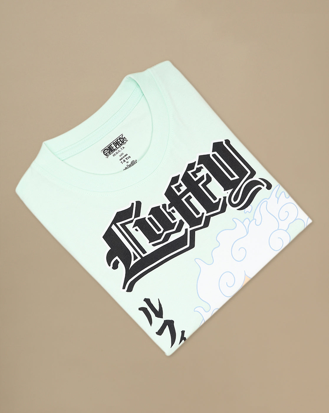 One Piece Printed Regular Fit Tshirt For Boys