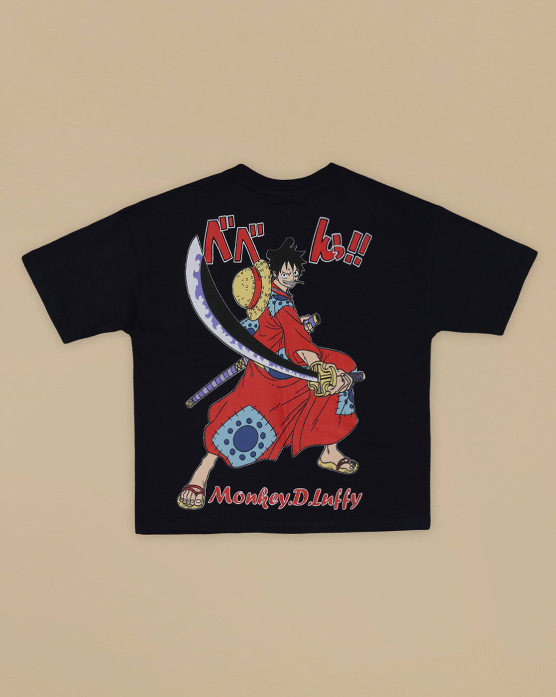 One Piece Printed Oversized Tshirt For Boys