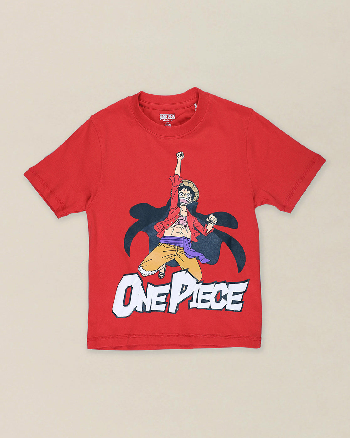 One Piece Printed Regular Fit Tshirt For Boys