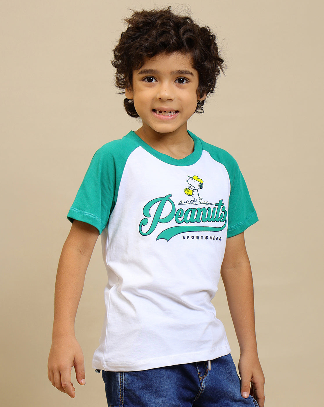Peanuts Printed Regular Fit Tshirt For Boys