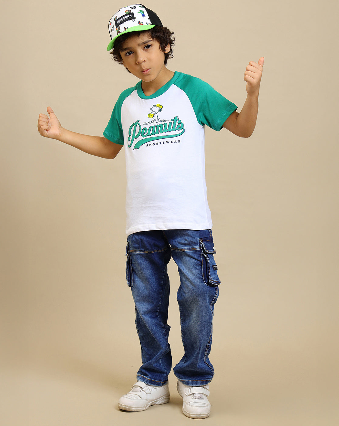 Peanuts Printed Regular Fit Tshirt For Boys