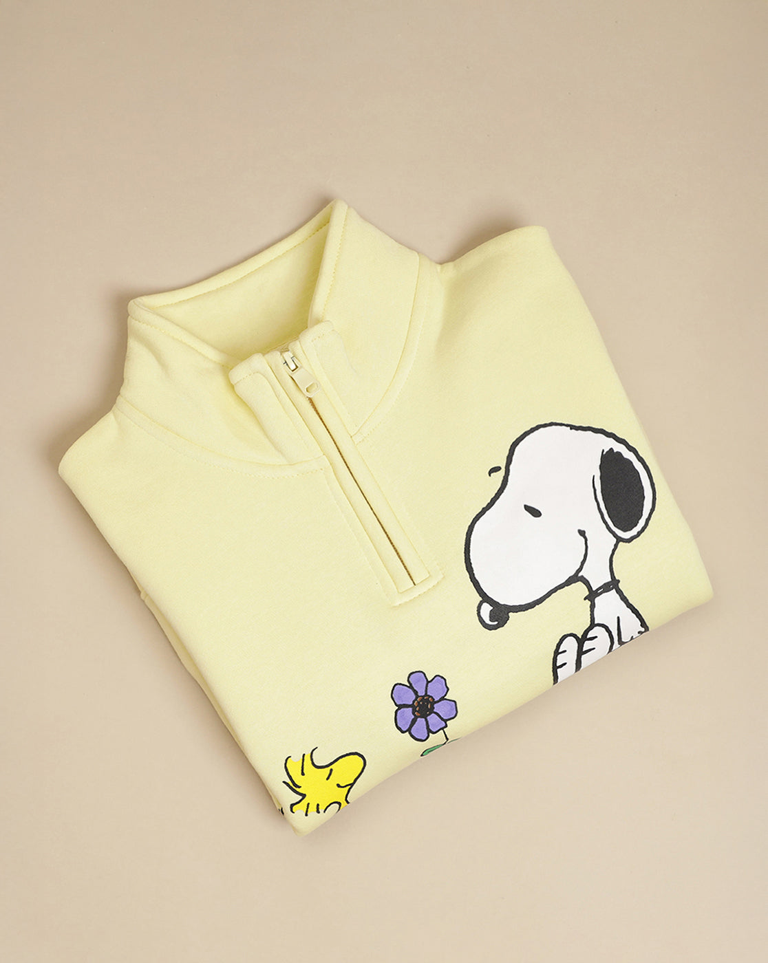Peanuts Printed Regular Fit Sweatshirt For Girls