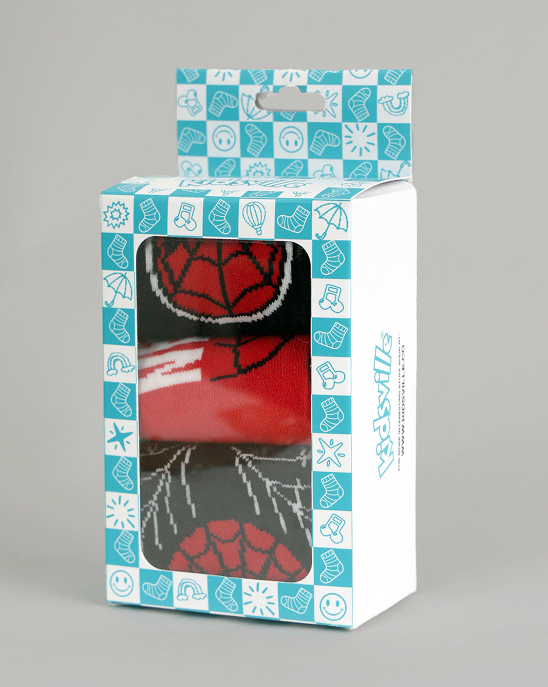 Pack of 3 Spiderman Above Ankle-Length Socks Unisex